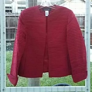 Jones New York Red career jacket